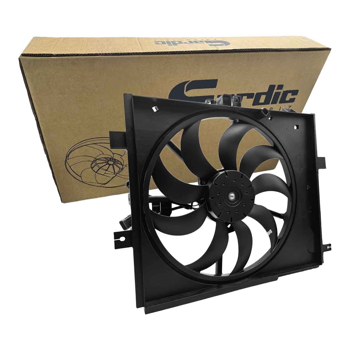 Motoventilador para Nissan March 4cil 1.6lts 2018