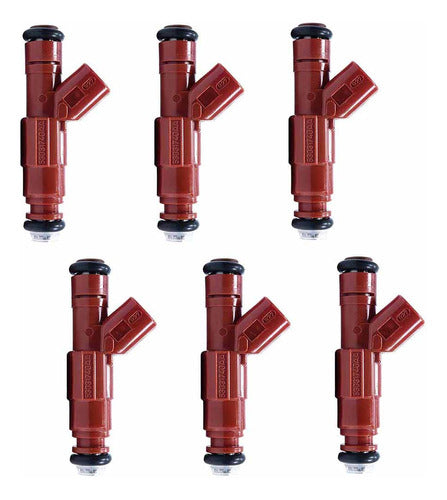 6pzs Inyector Gasolina Para Dodge Ram 1500 Van 3.9 2002 2003