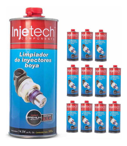 12pzs Liquido Limpiador De Inyectores Para Sistema De Boya