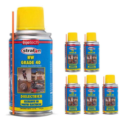 6pzs Liquido Lubricante Limpiador Multiusos Hw-40 5.5 Onzas