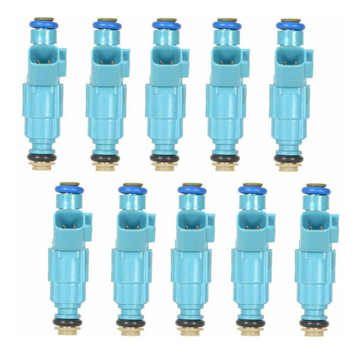 10pzs Inyector Gasolina Para Ford E350 Sd 6.8 2007 2008 2009