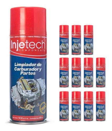 12pzs Liquido Limpiador Carburador/part Carbuclean Carbuklin