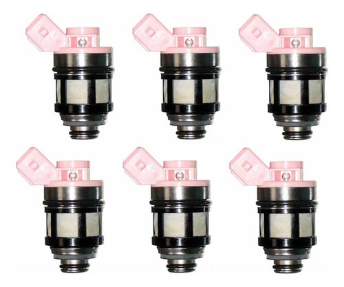 6pzs Inyector Gasolina Para Nissan D21 3.0 1990 1991 1992