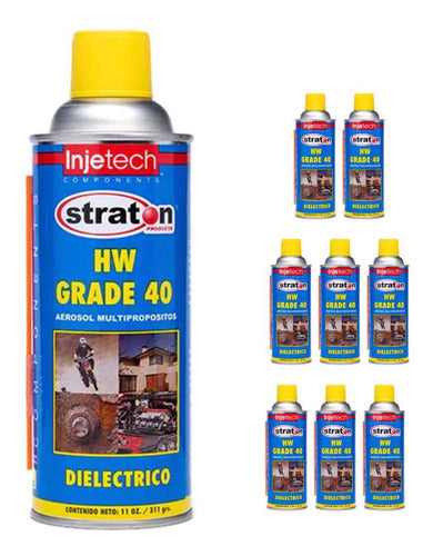 9pzs Liquido Lubricante Limpiador Multiusos Hw-40 11 Onzas