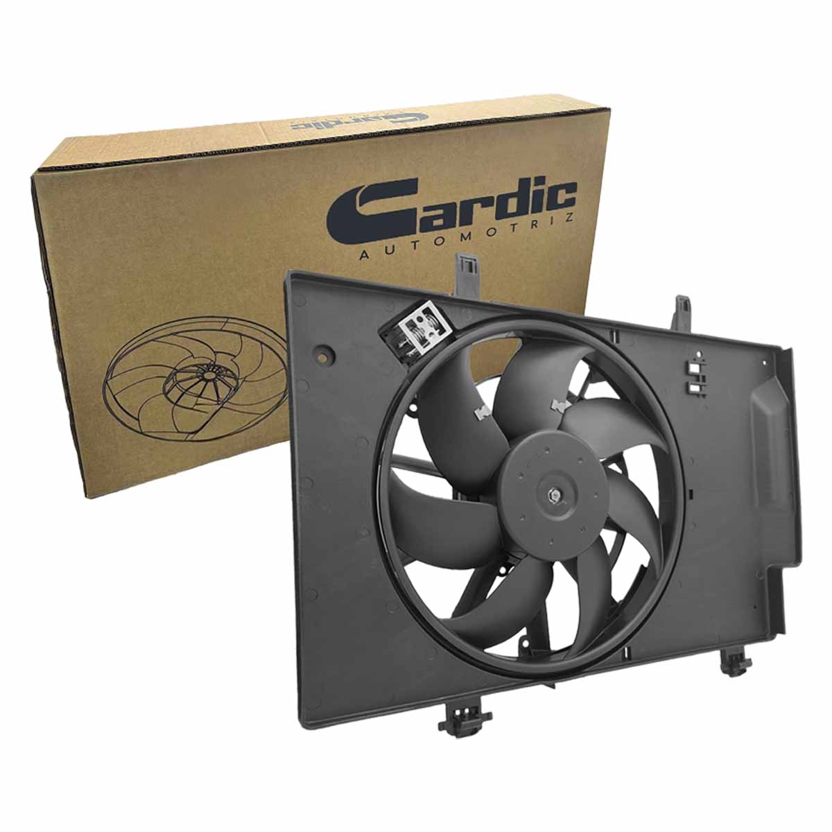 Motoventilador Para Ford Figo 1.5 2016 2017 2018