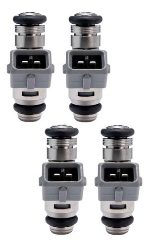 4pzs Inyector Gasolina Para Vw Pointer Pickup 1.8 2003