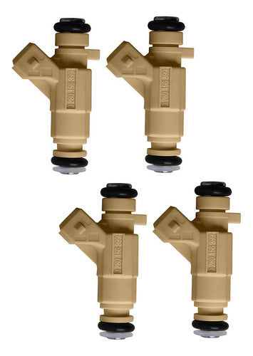 4pzs Inyector Gasolina Para Vw Crossfox 1.6 2004 2005 2006