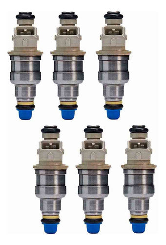 6pzs Inyector Gasolina Para Ford E350 Econoline Cw 4.9 1991
