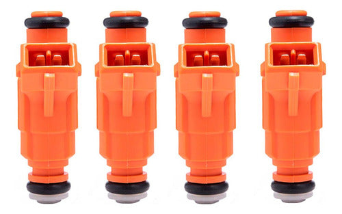 4pzs Inyector Gasolina Para Peugeot 307 2.0 2003 2004 2005