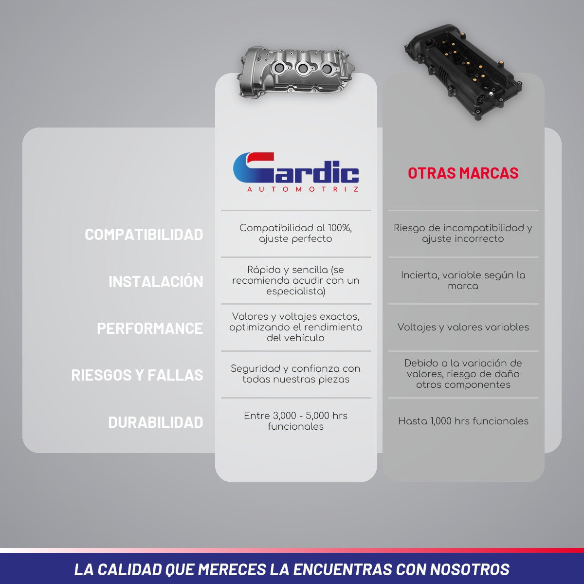 Tapa de Punterias para Chevrolet Impala 6cil 3.6lts 2012